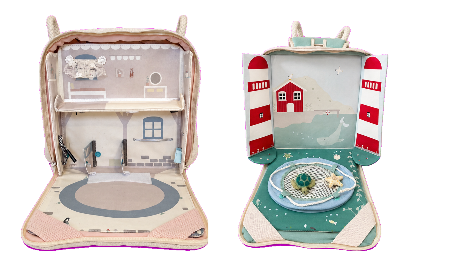 Puppenhaus- und Wasser-Spielwelt von Boopi